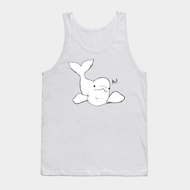 Baby Beluga Tank Top by LauraKatMax